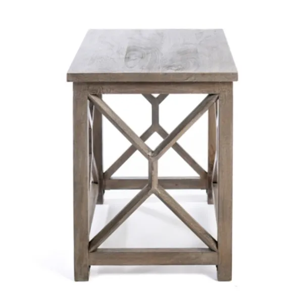 Accent & End Tables-Kirkland's Home Stephan Natural Wood Side Table Gray