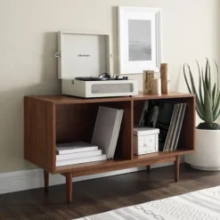 Console Tables-Kirkland's Home Stephen Medium Modern Wood Console Table