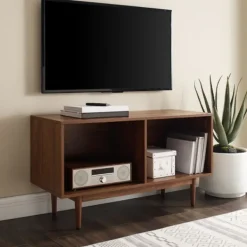 Console Tables-Kirkland's Home Stephen Medium Modern Wood Console Table
