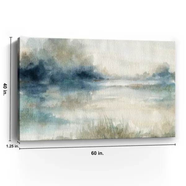 Canvas Art-Kirkland's Home Still Evening Waters Ii Giclee Canvas Art Print Blue