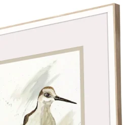 Framed Art-Kirkland's Home Stilt Birds Framed Art Prints, Set Of 2 White/Tan