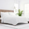 Quilts-Kirkland's Home Stitched Diamond 3-Pc. King Quilt Set White