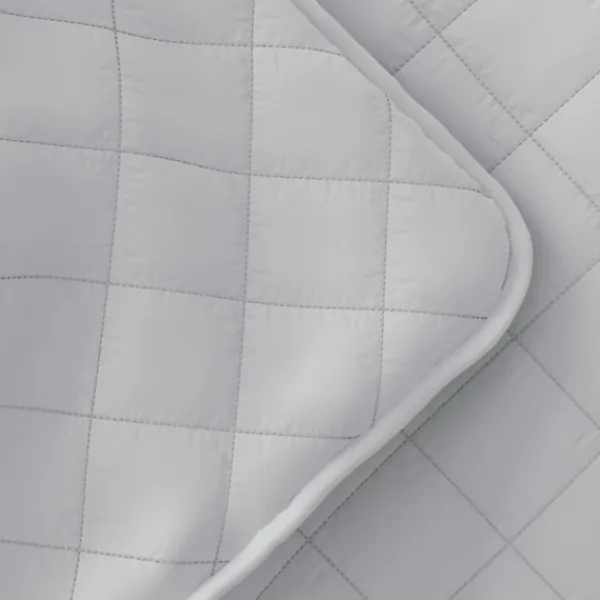 Quilts-Kirkland's Home Stitched Diamond 3-Pc. Queen Quilt Set Gray