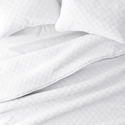 Quilts-Kirkland's Home Stitched Diamond 2-Pc. Twin Quilt Set White