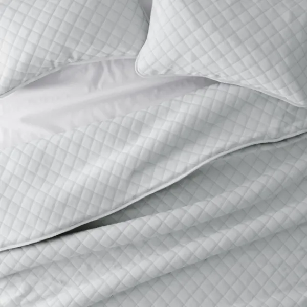 Quilts-Kirkland's Home Stitched Diamond 2-Pc. Twin Quilt Set Gray