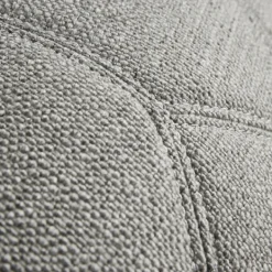 Benches & Ottomans-Kirkland's Home Stitched Round Ottoman Gray