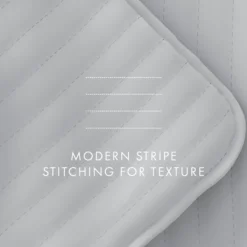 Quilts-Kirkland's Home Stitched Stripes 3-Pc. King Quilt Set Gray