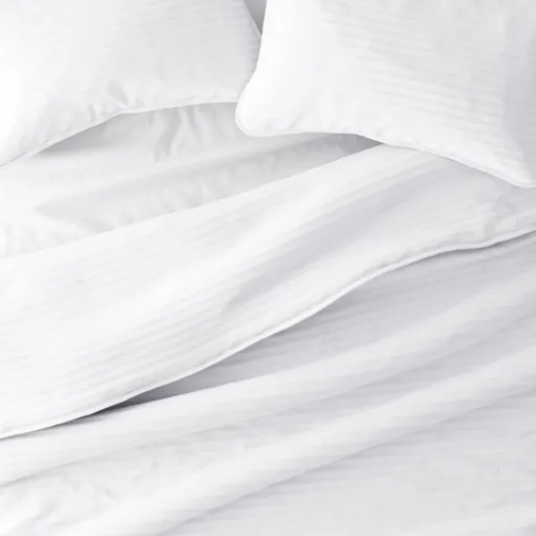 Quilts-Kirkland's Home Stitched Stripes 3-Pc. King Quilt Set White