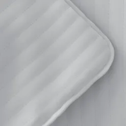Quilts-Kirkland's Home Stitched Stripes 2-Pc. Twin Quilt Set Gray