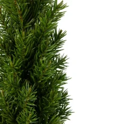 Trees & Topiaries-Kirkland's Home Stone Base Fir Mini Potted Christmas Tree Green/Gray