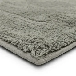 Bathroom Rugs-Kirkland's Home Stone Plush Reversible Cotton Bath Mat, 45 In. Gray