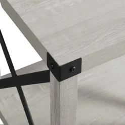 Accent & End Tables-Kirkland's Home Stone Rustic Wood Accent Table Gray