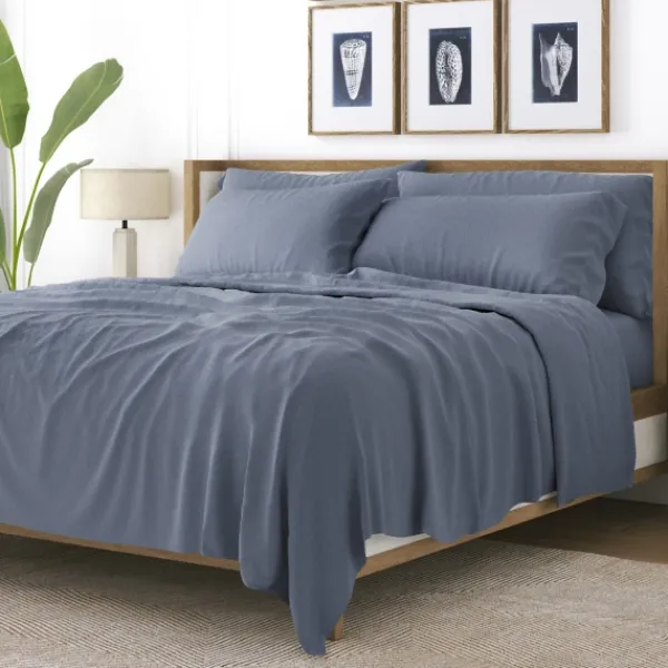 Bed Sheets-Kirkland's Home Stone Ultra Soft 4-Pc. Twin Xl Sheet Set Gray