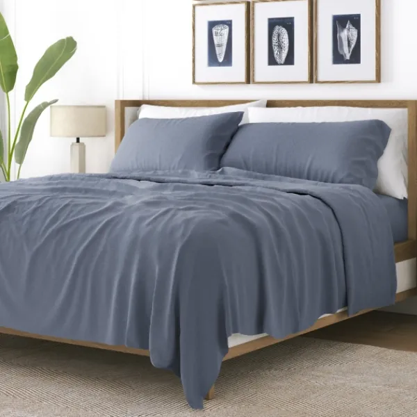 Bed Sheets-Kirkland's Home Stone Ultra Soft 3-Pc. Twin Xl Sheet Set Gray