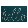 Doormats-Kirkland's Home Storm Hello Doormat Blue