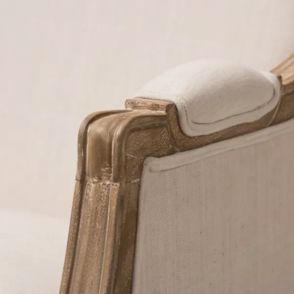 Accent Chairs-Kirkland's Home Streaked Antique Accent Chair Ivory