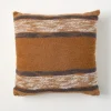 Pillows-Kirkland's Home Striped Sienna Textured Pillow Brown
