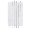 Bathroom Rugs-Kirkland's Home Striped Tassel Bath Mat White