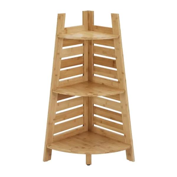 Shelves-Kirkland's Home Sumter Bamboo Corner Shelf