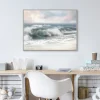 Framed Art-Kirkland's Home Sun And Surf Ii Coastal Framed Wall Art Blue/Green/White