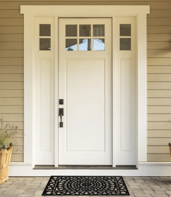 Doormats-Kirkland's Home Sun Scroll Doormat Black