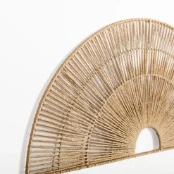 Wall Plaques-Kirkland's Home Sunburst Arch Rope Wall Plaque Tan