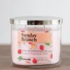 Candles-Kirkland's Home Sunday Brunch Three Wick Jar Candle Pink