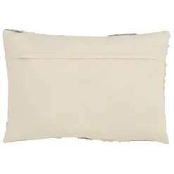 Pillows-Kirkland's Home Sunshine Boucle Textured Lumbar Throw Pillow Yellow/White/Gray