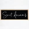 Wall Quotes & Signs-Kirkland's Home Sweet Dreams Wood Frame Wall Plaque Black