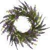 Wreaths-Kirkland's Home Swirled Lavender And Greenery Wreath Purple/Green
