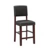 Bar Stools & Counter Height Stools-Kirkland's Home Sydney Espresso Counter Stool Brown