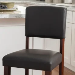 Bar Stools & Counter Height Stools-Kirkland's Home Sydney Espresso Counter Stool Brown