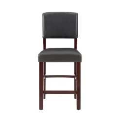 Bar Stools & Counter Height Stools-Kirkland's Home Sydney Espresso Counter Stool Brown