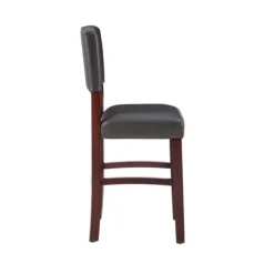 Bar Stools & Counter Height Stools-Kirkland's Home Sydney Espresso Counter Stool Brown