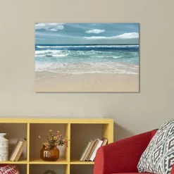 Canvas Art-Kirkland's Home Symphony Of The Sea Giclee Canvas Art Print, 26X18 Blue