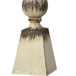 Table Lamps-Kirkland's Home Tall Distressed Cream Table Lamps, Set Of 2 Ivory