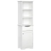 Cabinets & Sideboards-Kirkland's Home Tall Open Shelves Cabinet White