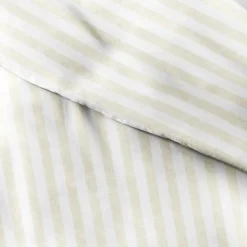 Duvets-Kirkland's Home Tan Rugged Stripe 2-Pc. Twin Duvet Cover Set Tan/White