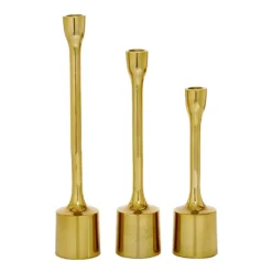 Candle Holders-Kirkland's Home Taper Candle Holders, Set Of 3 Gold
