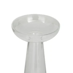 Candle Holders-Kirkland's Home Tapered Glass Pillar Candle Holders, Set Of 3 Clear