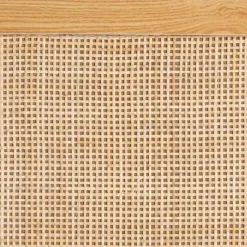 Dressers & Chests-Kirkland's Home Tara Two-Tone Espresso Rattan Dresser