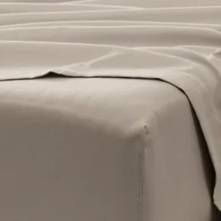 Bed Sheets-Kirkland's Home Taupe Ultra Soft 6-Pc. Queen Sheet Set Tan