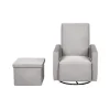 Accent Chairs-Kirkland's Home Taupe Usb Recliner And Ottoman 2-Pc. Set Tan