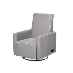 Accent Chairs-Kirkland's Home Taupe Usb Recliner And Ottoman 2-Pc. Set Tan