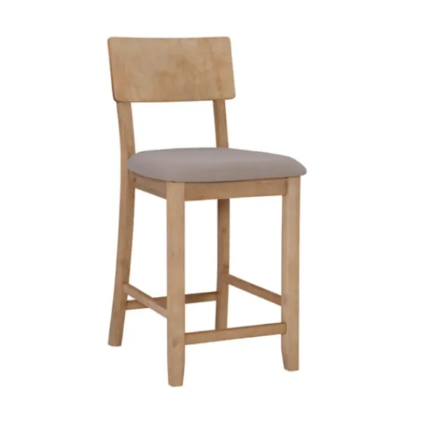 Bar Stools & Counter Height Stools-Kirkland's Home Taylor Wash Counter Stool Gray