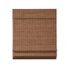 Curtains & Drapes-Kirkland's Home Teak Bamboo Light Filtering Roman Shade, 27 In. Brown
