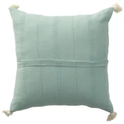 Pillows-Kirkland's Home Teal Dobby Loomed Pillow Blue