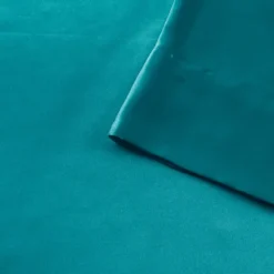 Bed Sheets-Kirkland's Home Teal Satin Standard 2-Pc. Pillow Case Set Blue
