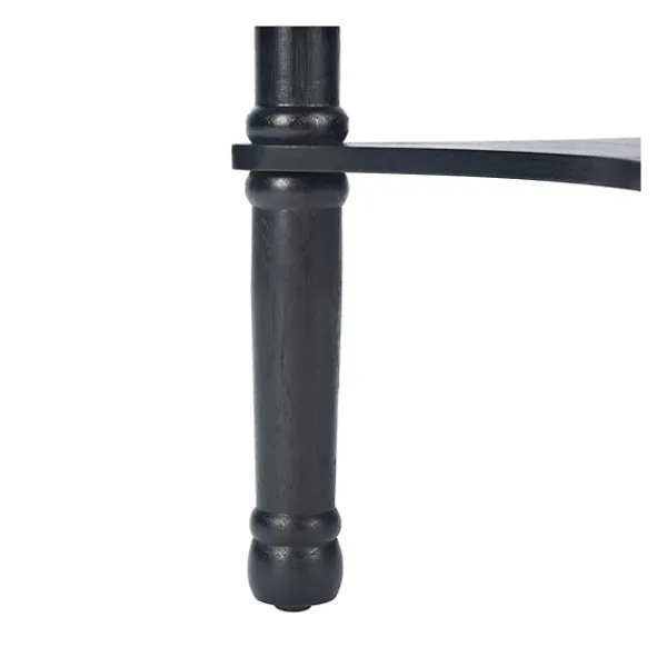 Accent & End Tables-Kirkland's Home Tegan Round Accent Table Black