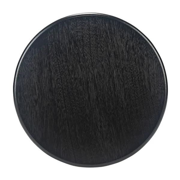 Accent & End Tables-Kirkland's Home Tegan Round Accent Table Black